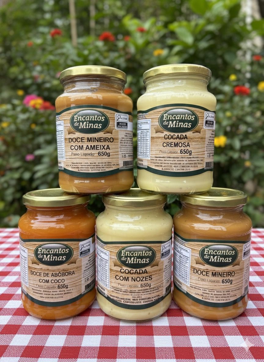 Figo e mamão rolinho em calda